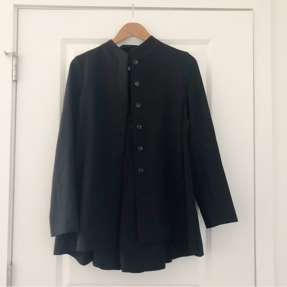Elm Design Wool Tie Back Minimalist Jacket - Picture 1 of 7